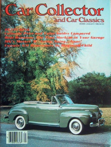 CAR COLLECTOR & CAR CLASSICS 1980 JAN - MG SPECIAL, '56 MURCURY CUSTOM CONV